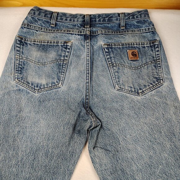 Carhartt Relaxed Fit Jeans Mens 32x34 100% Cotton - Picture 8 of 10